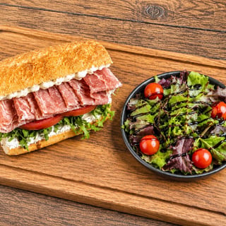 Half Panino + Half House Salad